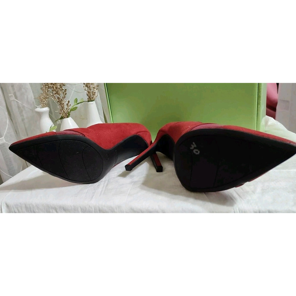 NEW Nine West Evani Pump Red Mesh Sz 8• NWOT - Picture 4 of 6